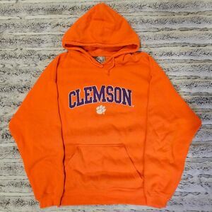 American-vintage Men's Orange Hoodie